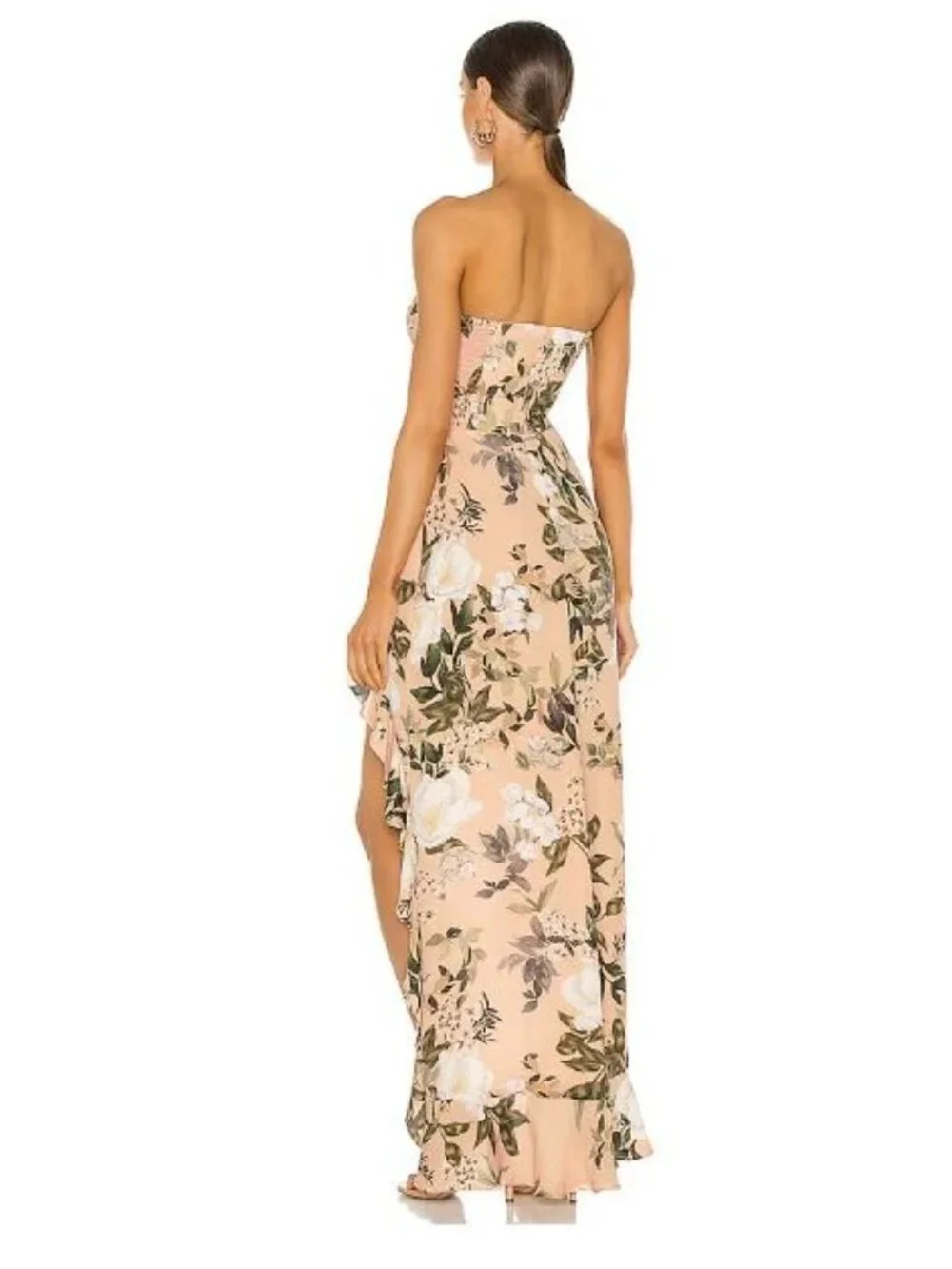 New Amanda Uprichard x Revolve Eden Strapless Bustier Maxi Gown Dress XS - Picture 3 of 9